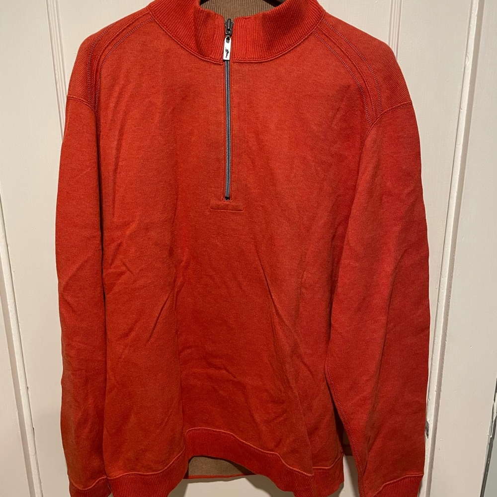 Tommy Bahama Flip Side Classic Reversible Half-Zip Sweatshirt